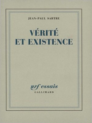 cover image of Vérité et existence